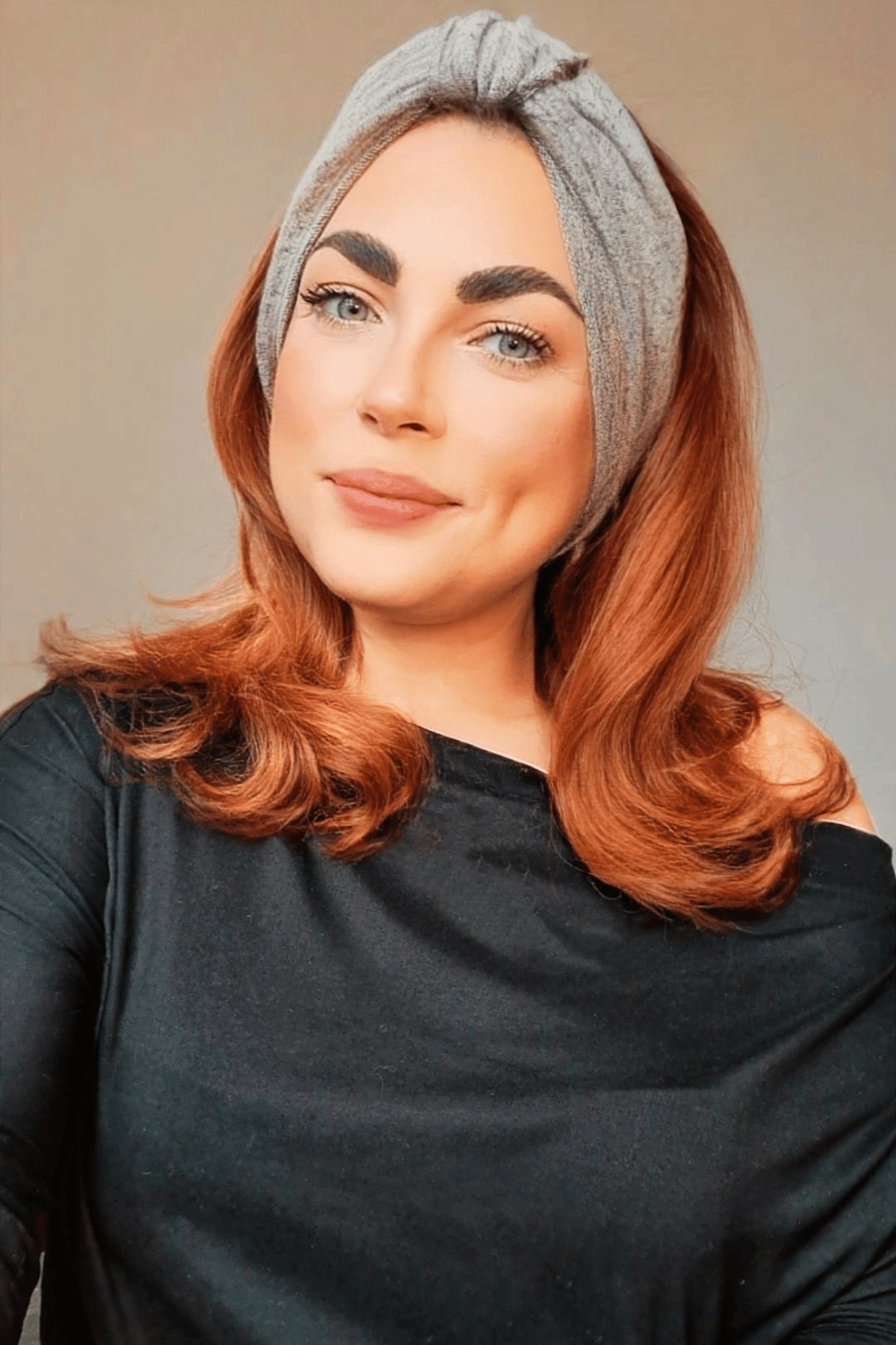 Grey Freedom Headband from Diane Kroe