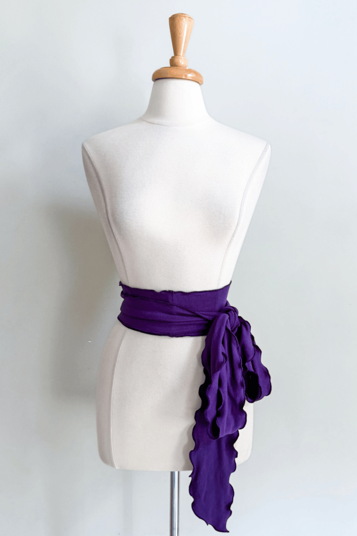 Purple Sash as a Belt from Diane Kroe