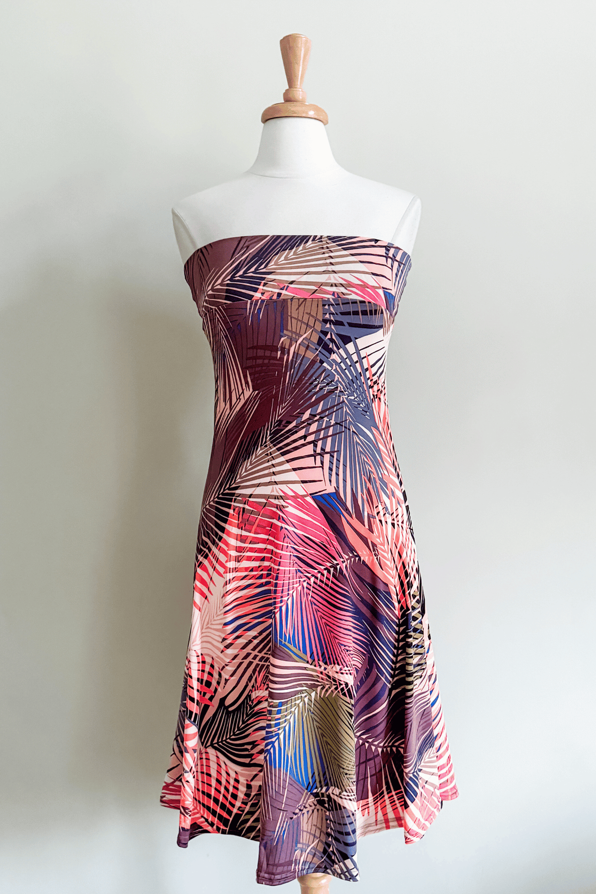 Diane Kroe Wear-Ever Skirt Dress in Sunset Palm