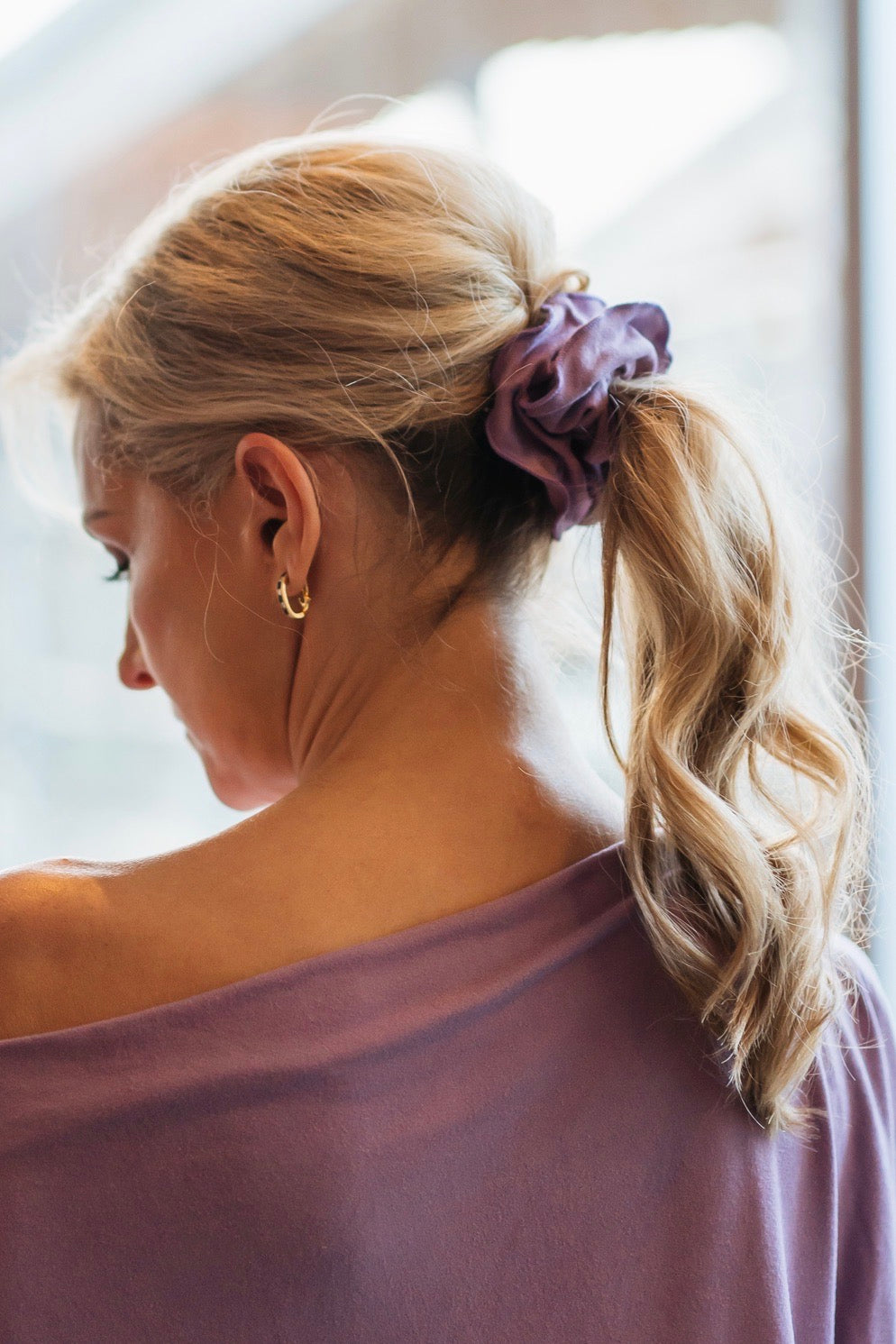 Daine Kroe - Scrunchies in Brushed Venezia (Vintage Purple)