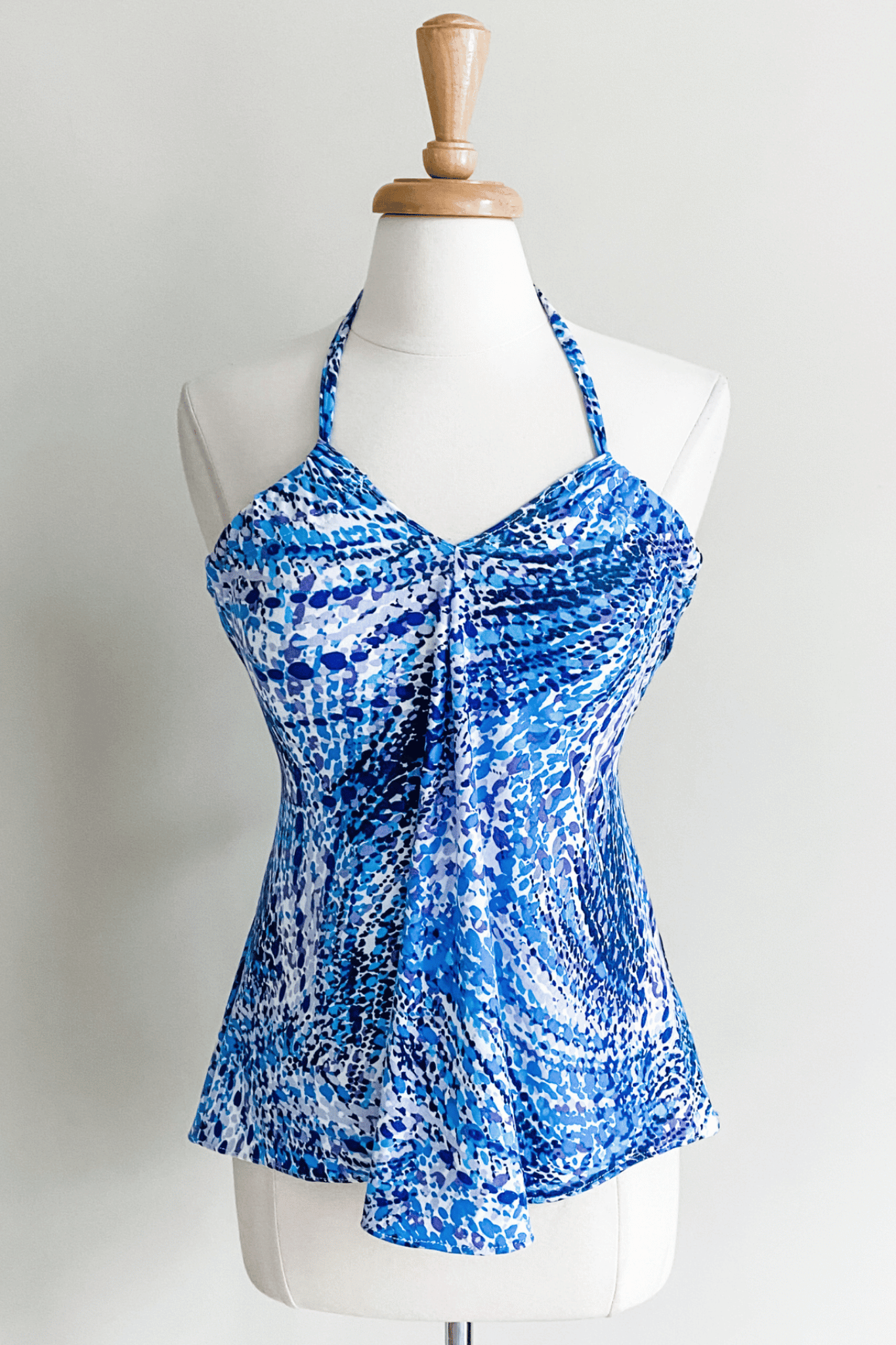 Diane Kroe Evermore Top (Whirlpool Purple Blue) - Warm Weather Capsule Collection