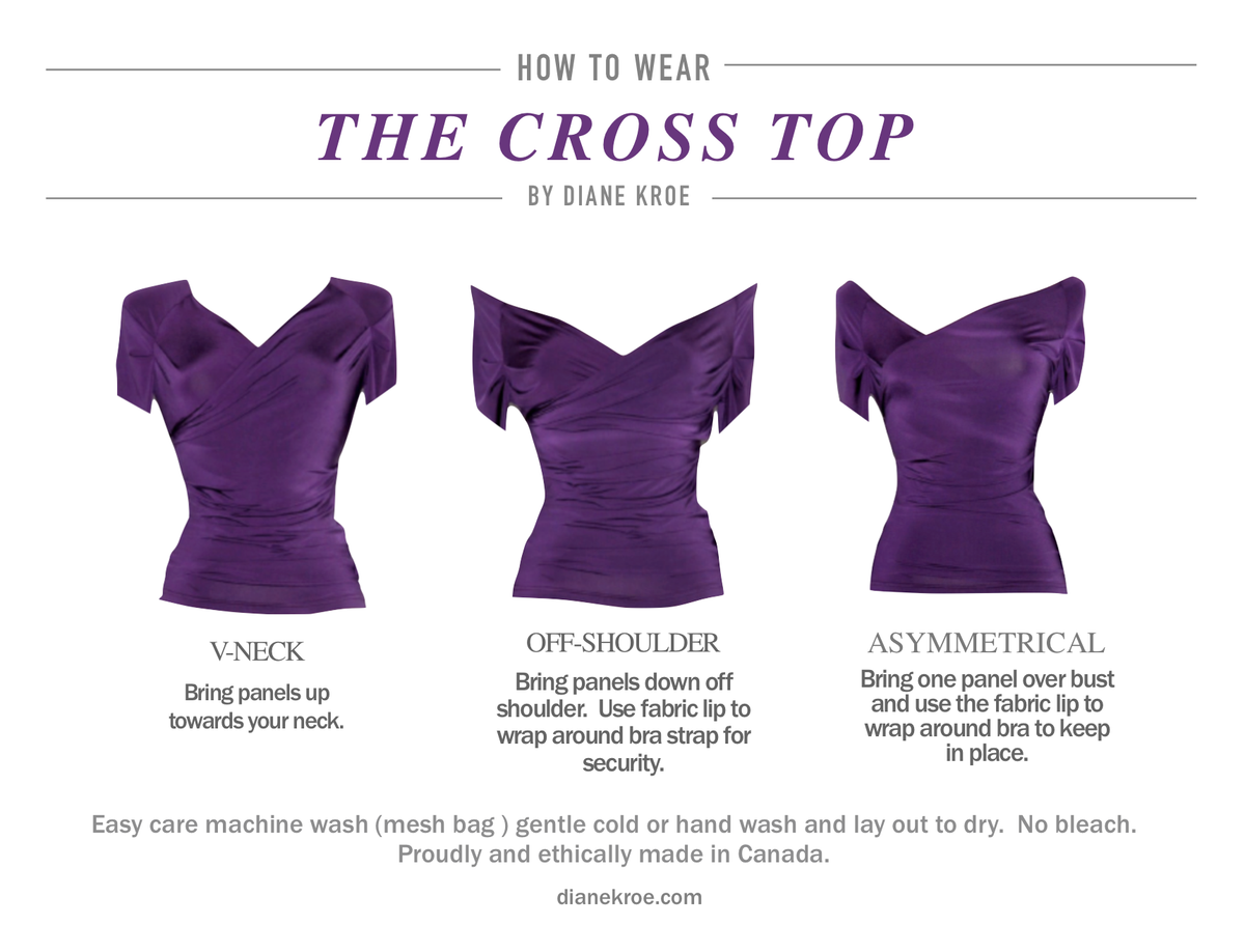 Multiway Cross Top - Ways to wear