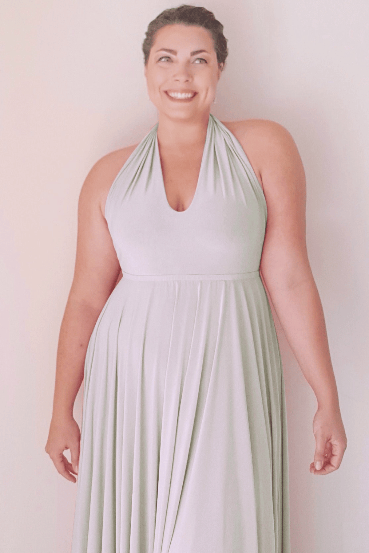 Convertible Maxi Dress in ivory