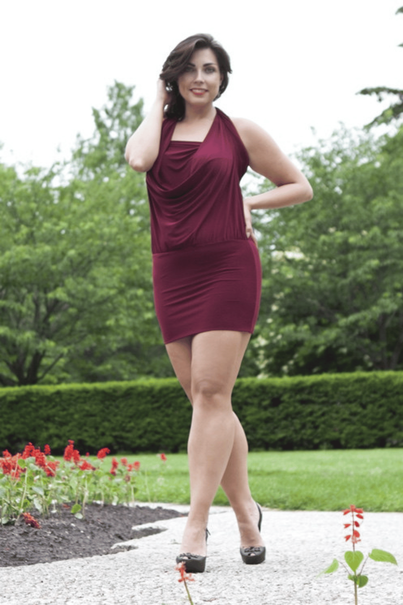 Diane Kroe - One-4-All Dresss (wine)