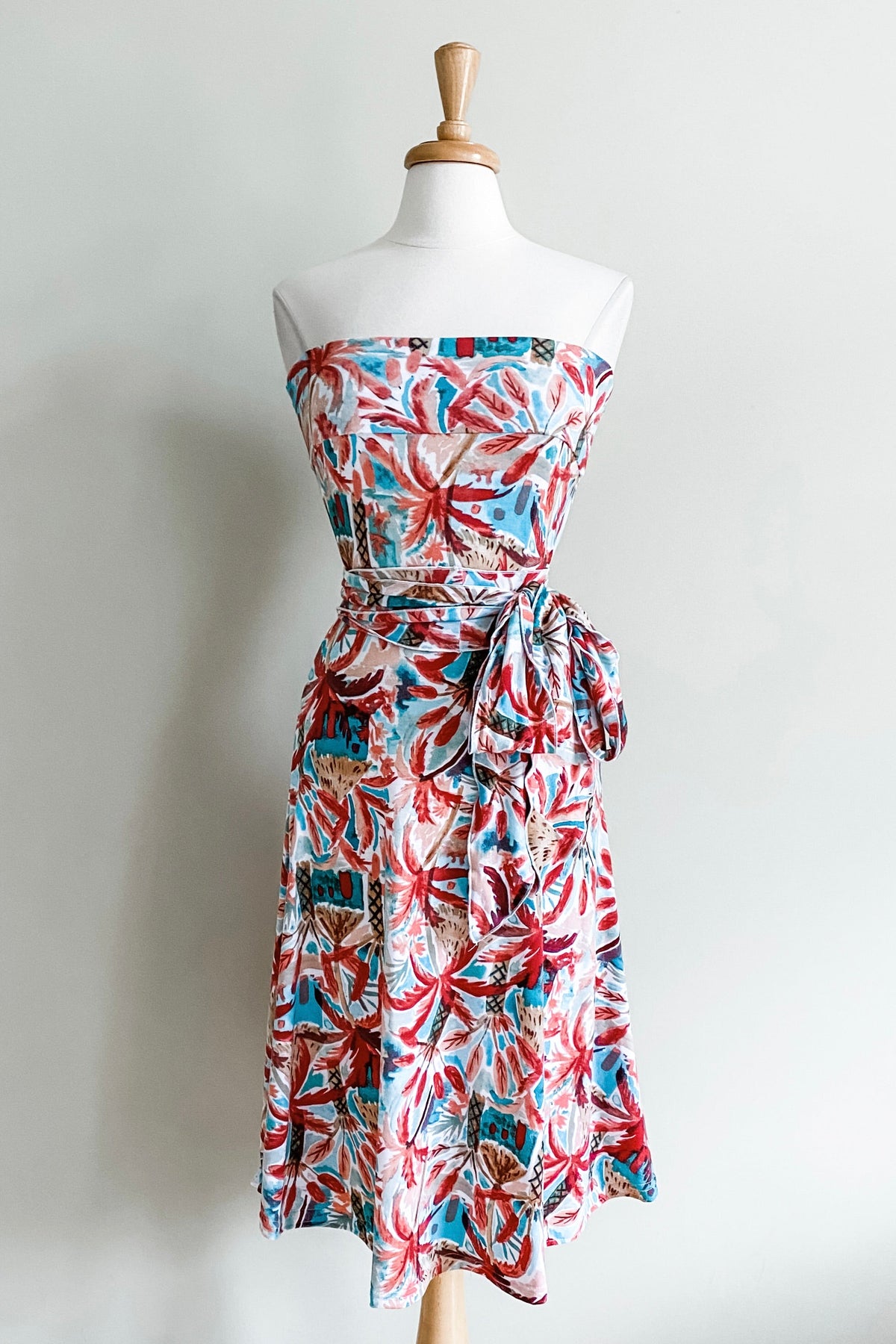 Diane Kroe Wear-Ever Dress in Prints (Terracotta Palm) - Warm Weather Capsule Collection