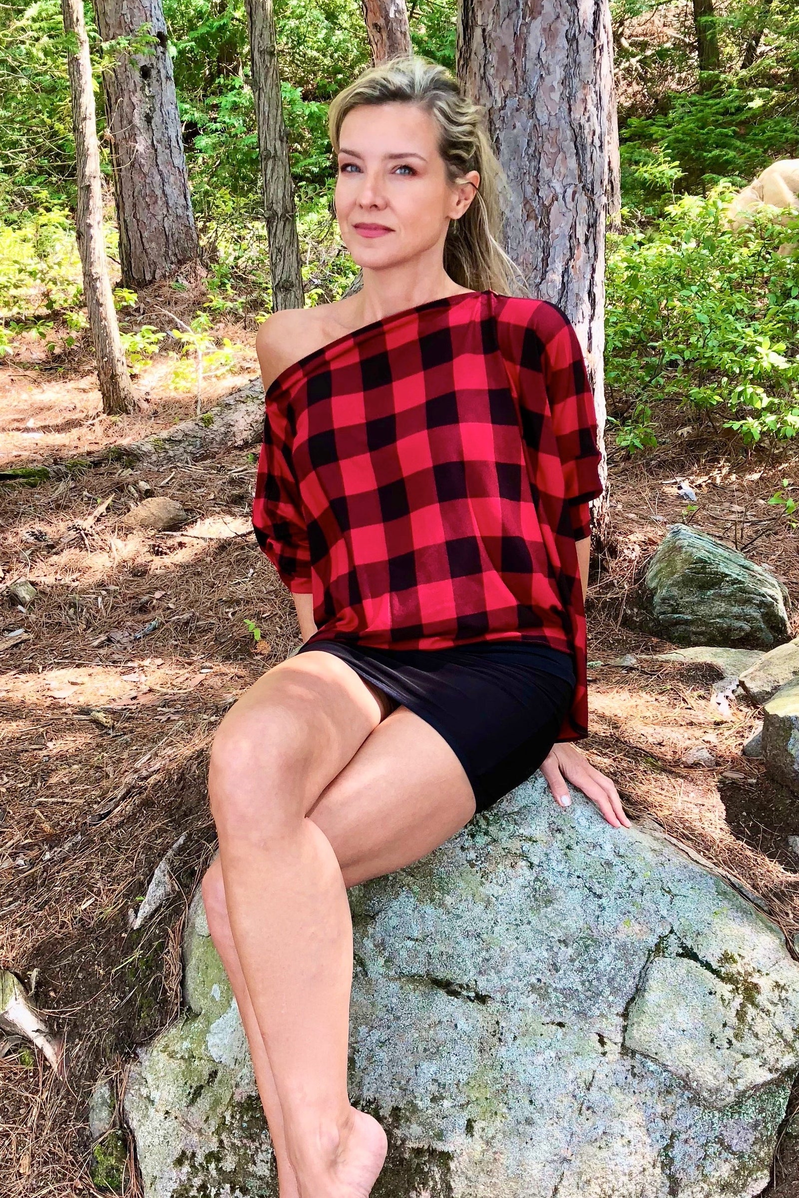 Diane Kroe Travel Cardigan Wrap in Canadiana Bamboo