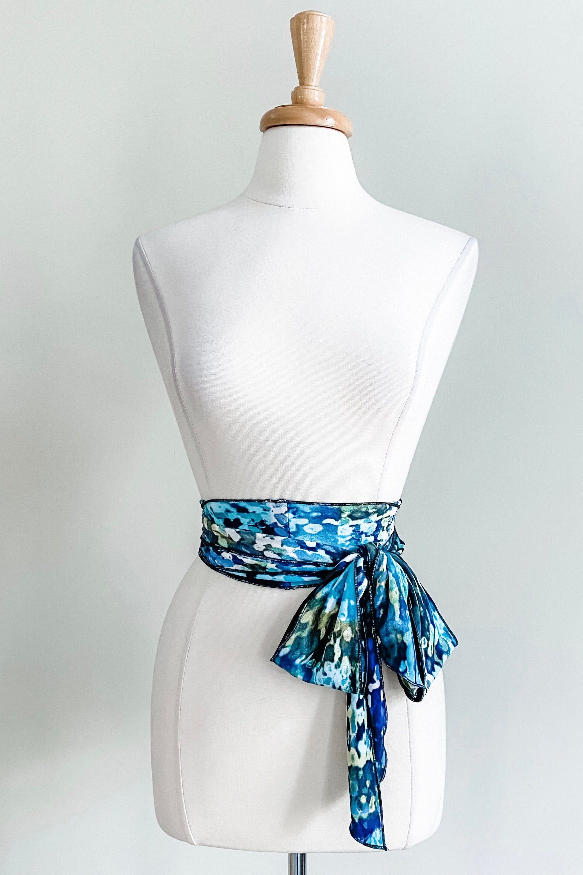 Diane Kroe - Sash Belt in Brazil Knit (Sea Wake)