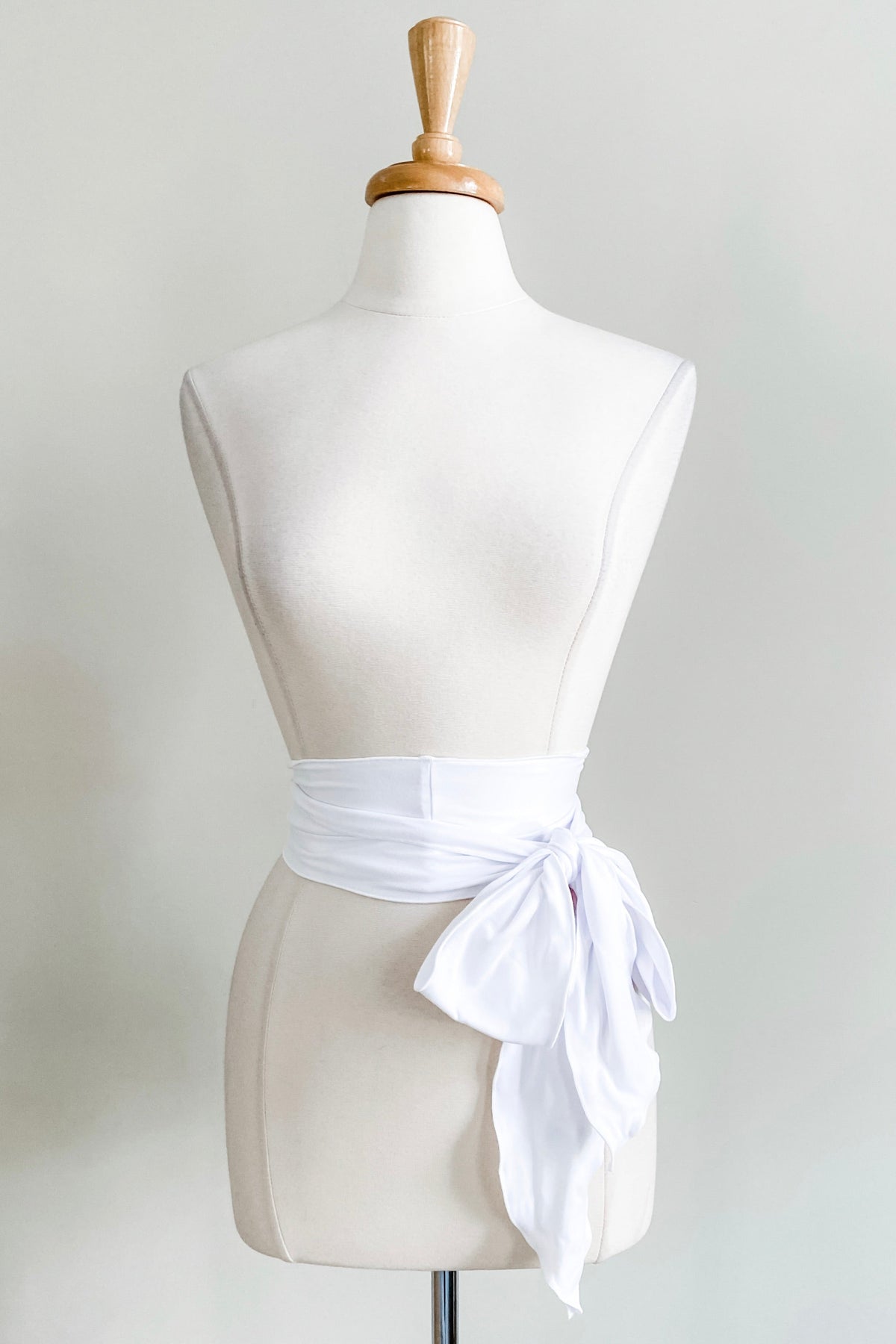 Diane Kroe - Sash Belt in Brushed Venezia (White)