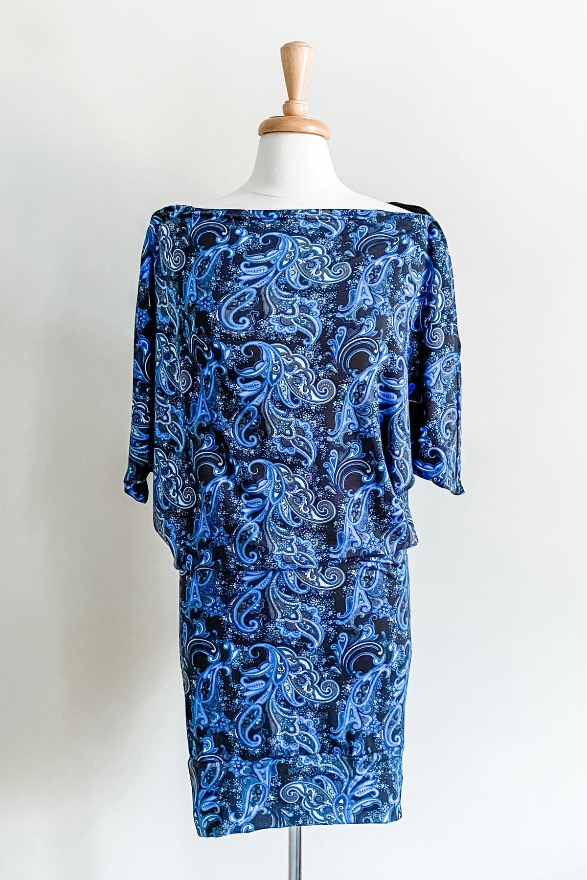 Diane Kroe Wear-Ever Skirt Dress (Blue Paisley) - Spring &#39;23 Collection
