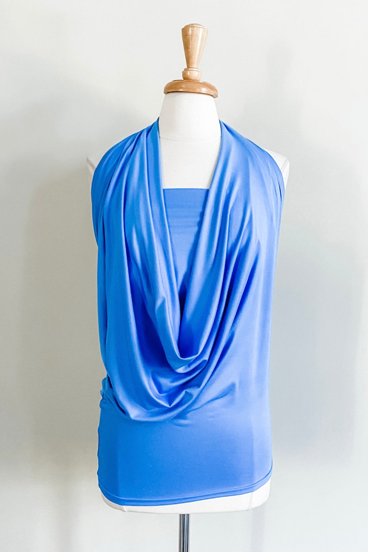 Diane Kroe Origami Dress (Sky Blue) - The Classic Capsule Collection