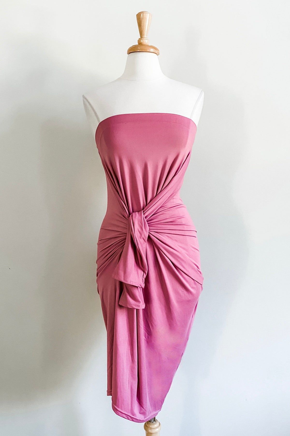 Diane Kroe Origami Dress (Rose) - The Classic Capsule Collection