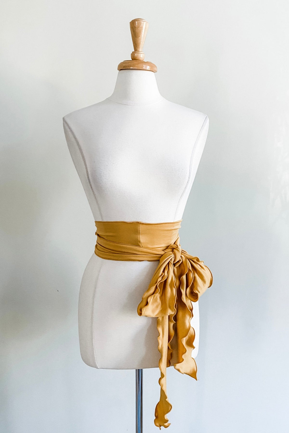 Diane Kroe Sash Belt (Yellow) - The Classic Capsule Collection