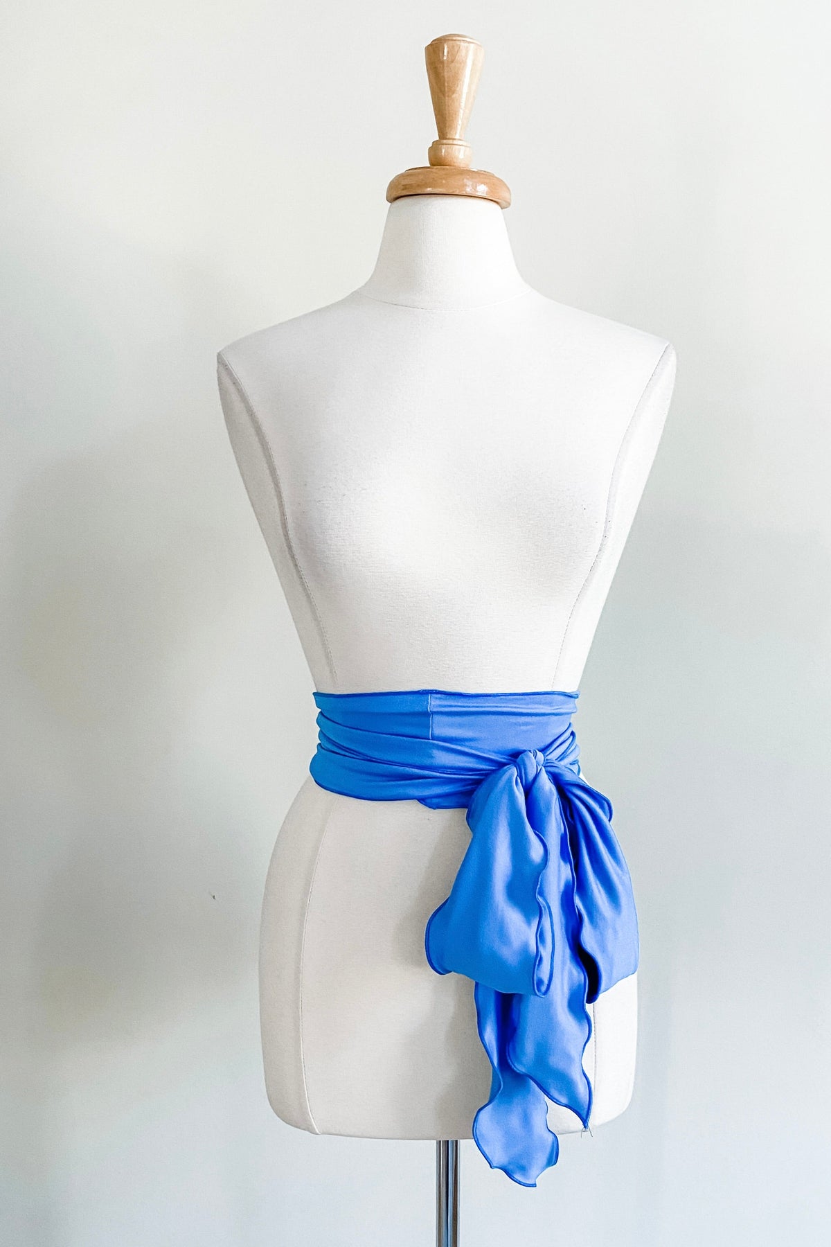 Diane Kroe Sash Belt (Sky Blue) - The Classic Capsule Collection
