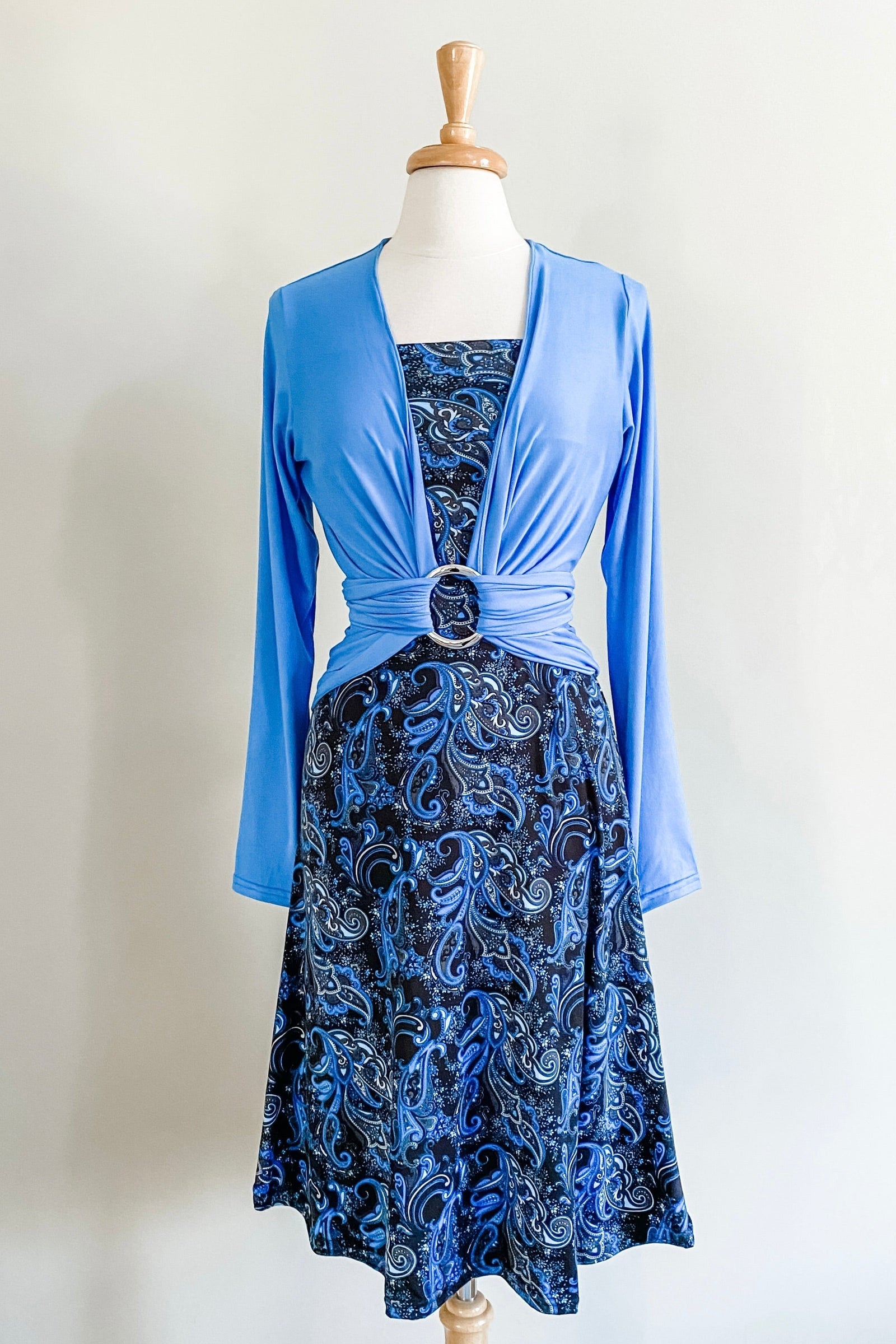 Diane Kroe Wrap Top (Rose) - The Classic Capsule Collection