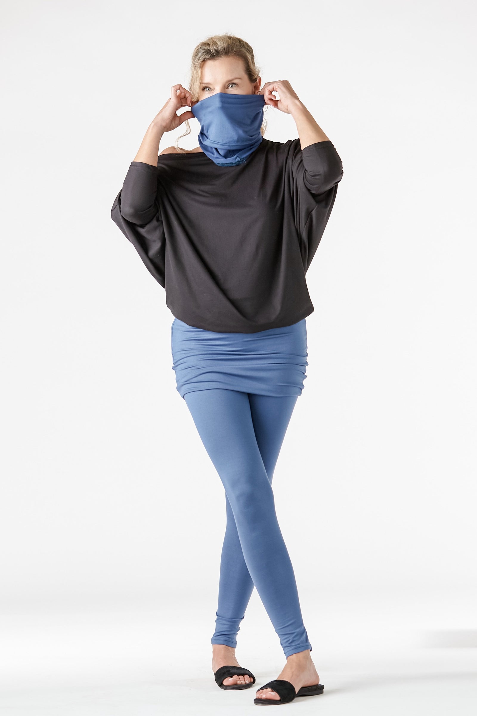 Diane Kroe Freedom Headband Accessory in Denim Blue