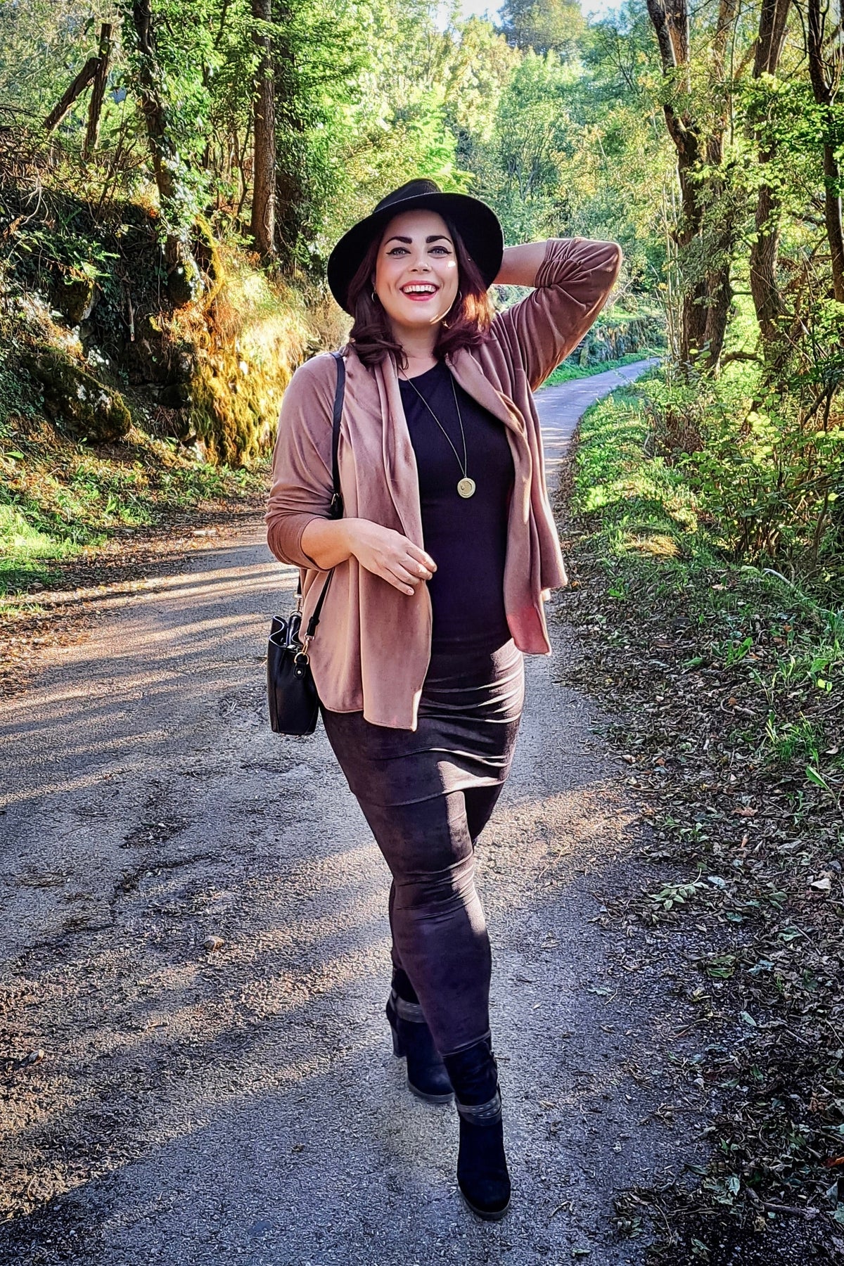 Minkey Wrap in Copper Velvet from Diane Kroe