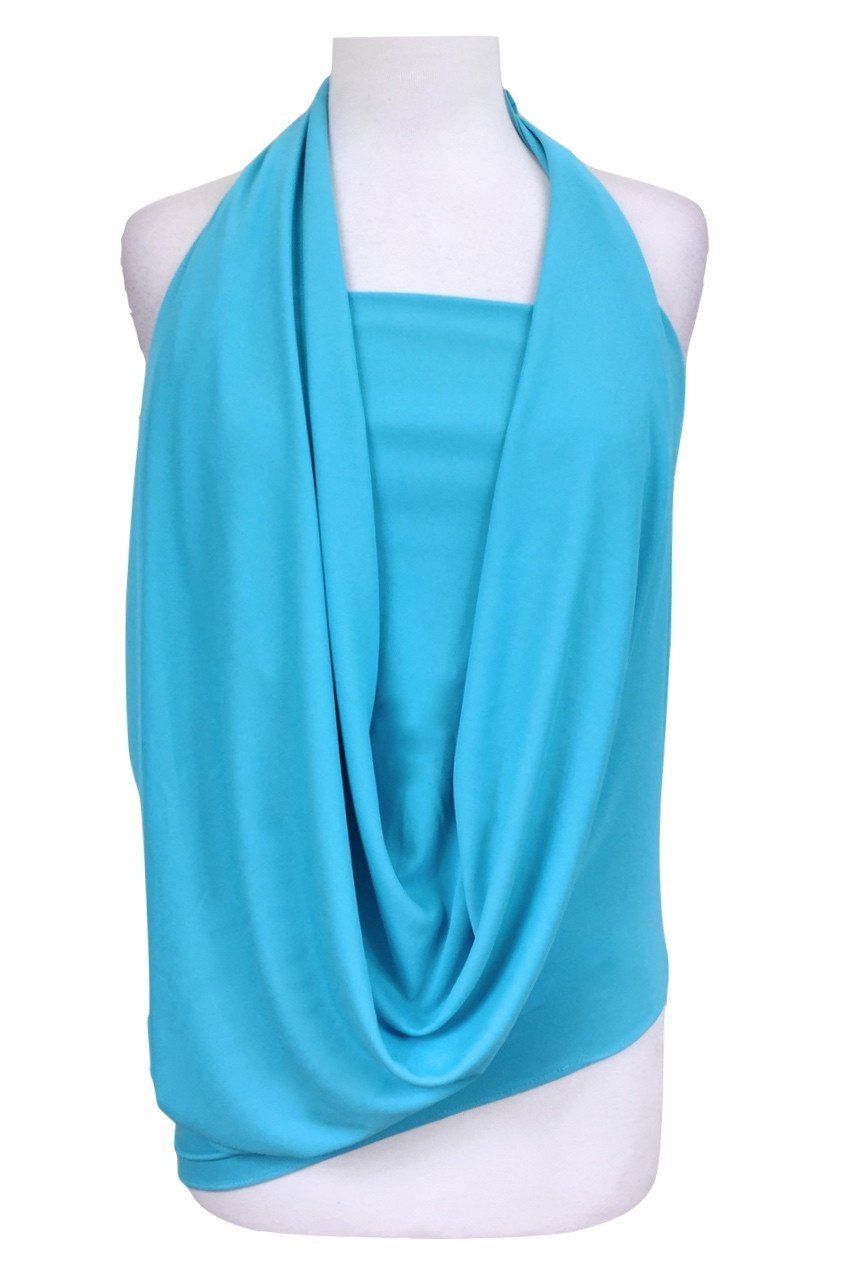 Turquoise Origami Travel Dress in Santé 