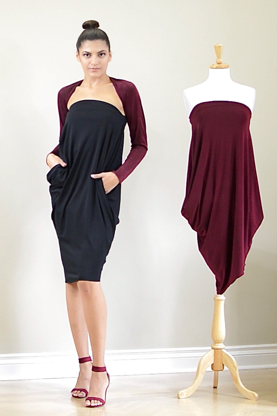 From Dress to Top and Back: Diane Kroe Origami Top - Eat Sleep